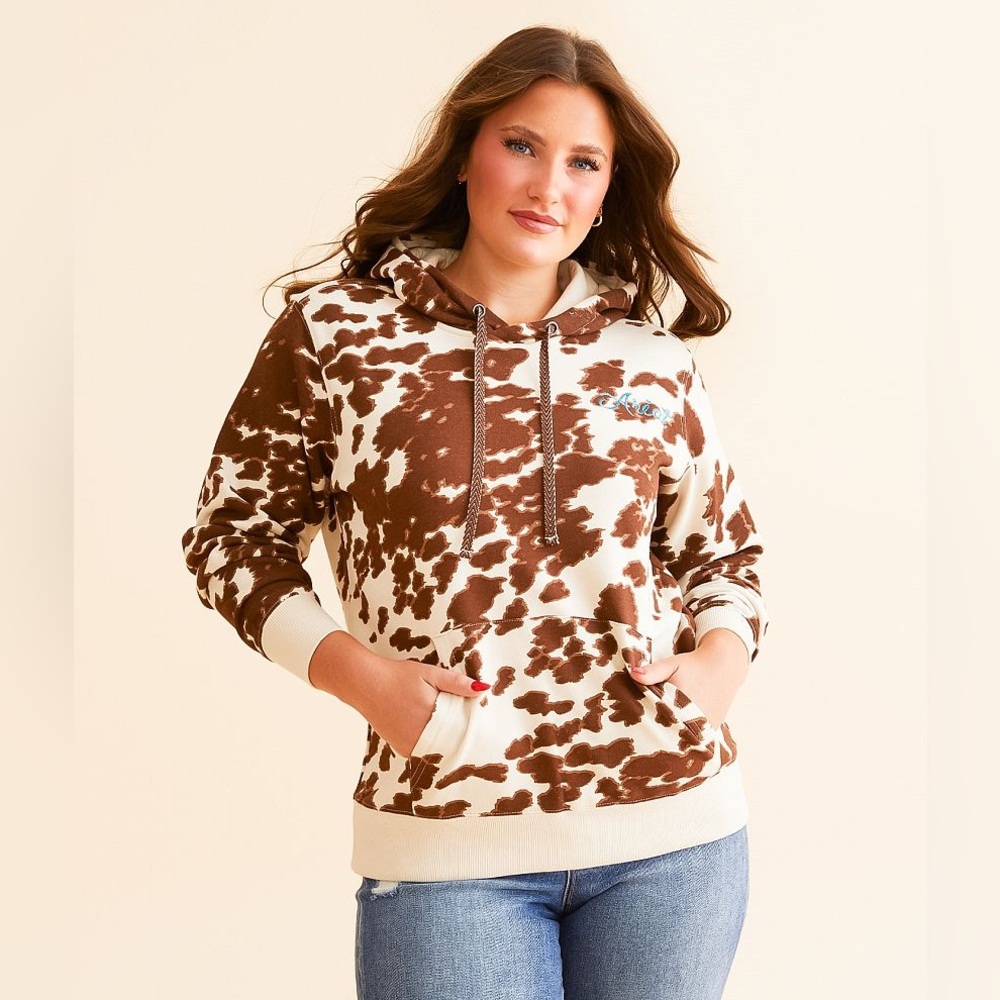 Ariat Exclusive Real Hide Hooded Sweatshirt